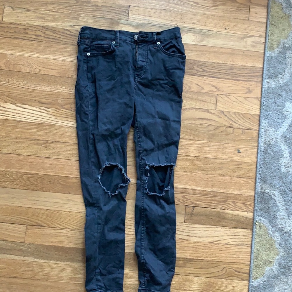 Free People Black Jeans